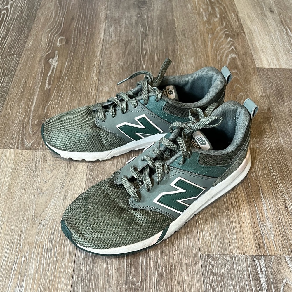 Green New Balance Running Shoes